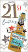 Picture of HAPPY 21ST BIRTHDAY CARD